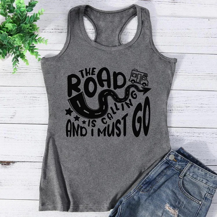 The Road Is Calling Vest Top-Annaletters