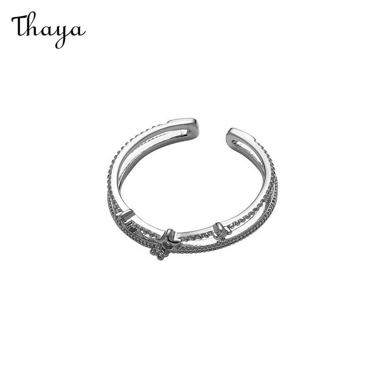 Thaya Zircon Double Ring