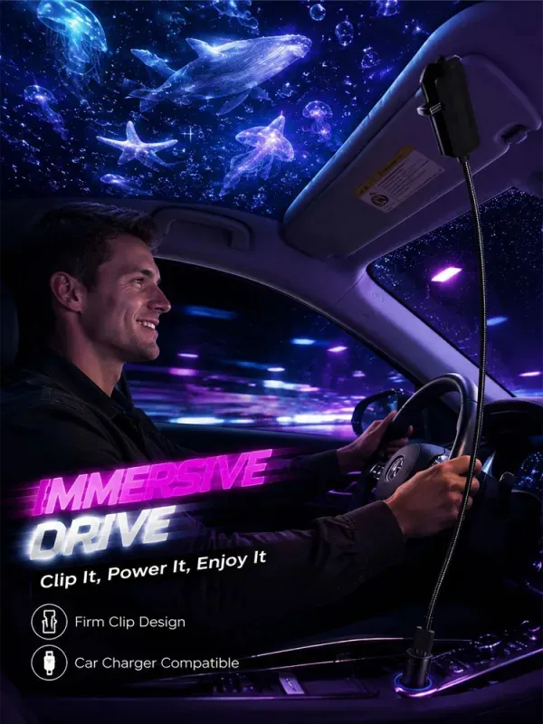 Comauo&trade; 5D Galaxy Projector with Vegas Sphere Tech: Your Room & Car, Now a Planetarium.