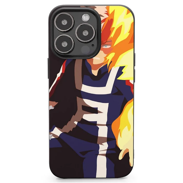 Shoto Todoroki Anime My Hero Academia Phone Case(48) Mobile Phone Shell IPhone 13 and iPhone14 Pro Max and IPhone 15 Plus Case - Heather Prints Shirts