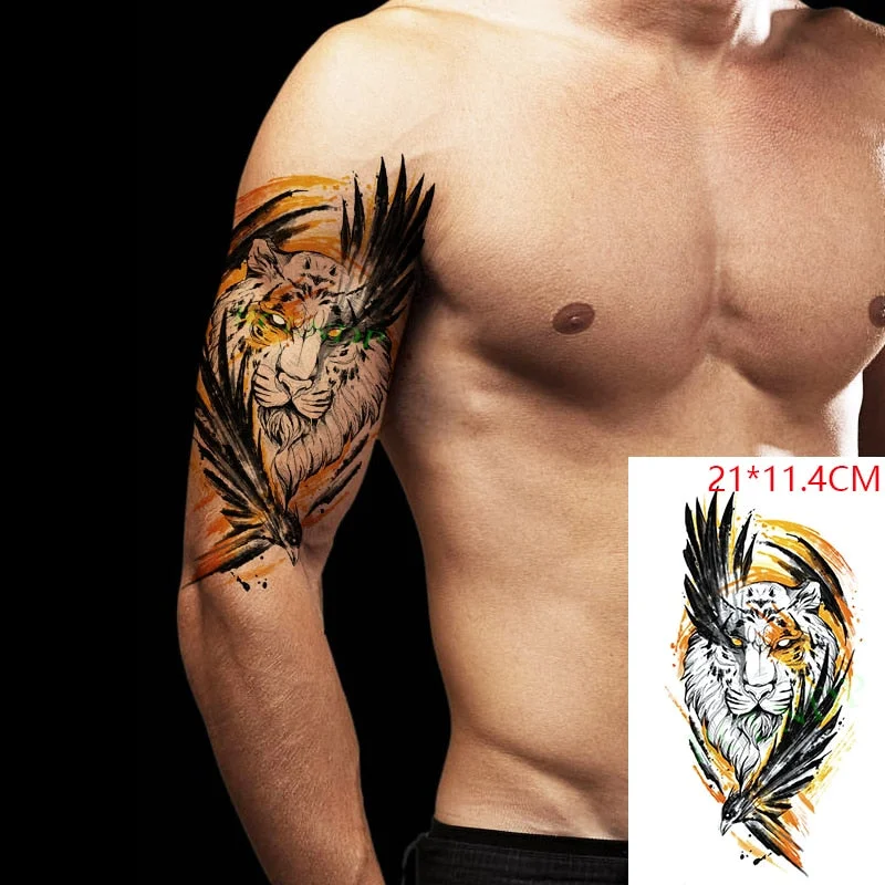 Waterproof Temporary Tattoo Sticker Arabic Letter Heart Love Sexy Pattern Personality Fake Tatoo Flash Tatto for Women Men