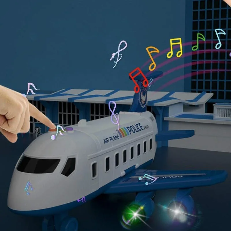 Extra Large Airplane Vehicle Play Sets | Police, Construction or Fireman Toys