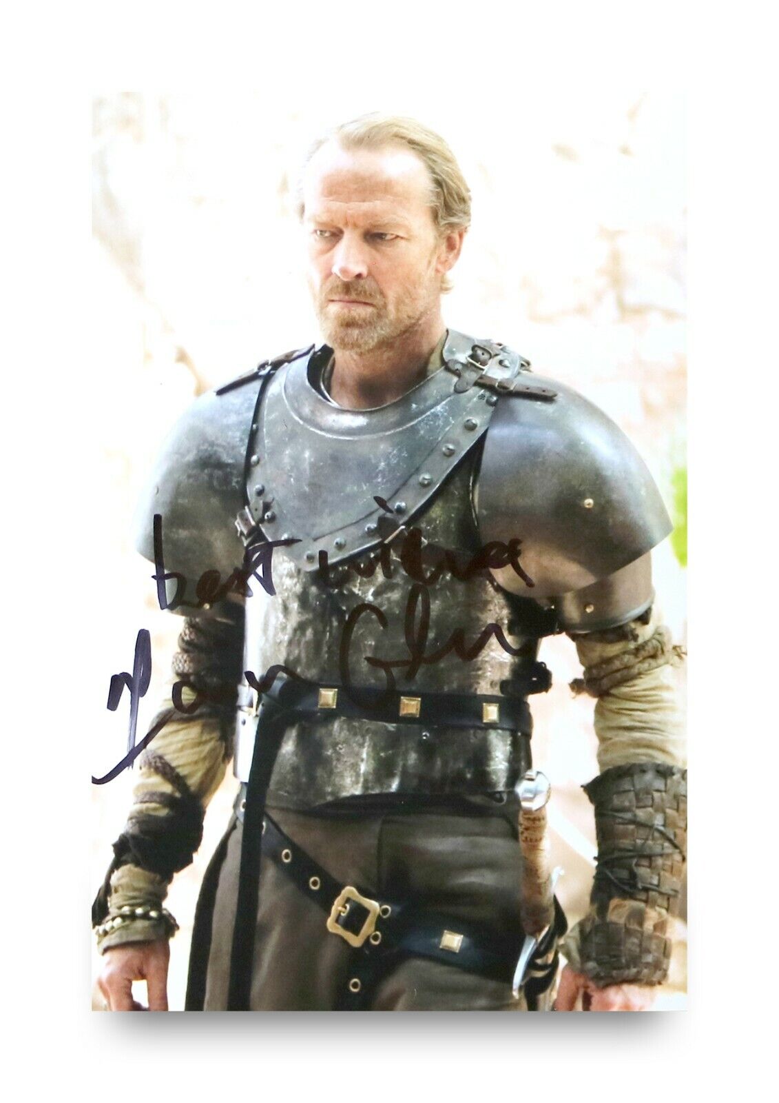 Iain Glen Signed 6x4 Photo Poster painting Games Of Thrones Genuine Autograph Memorabilia + COA