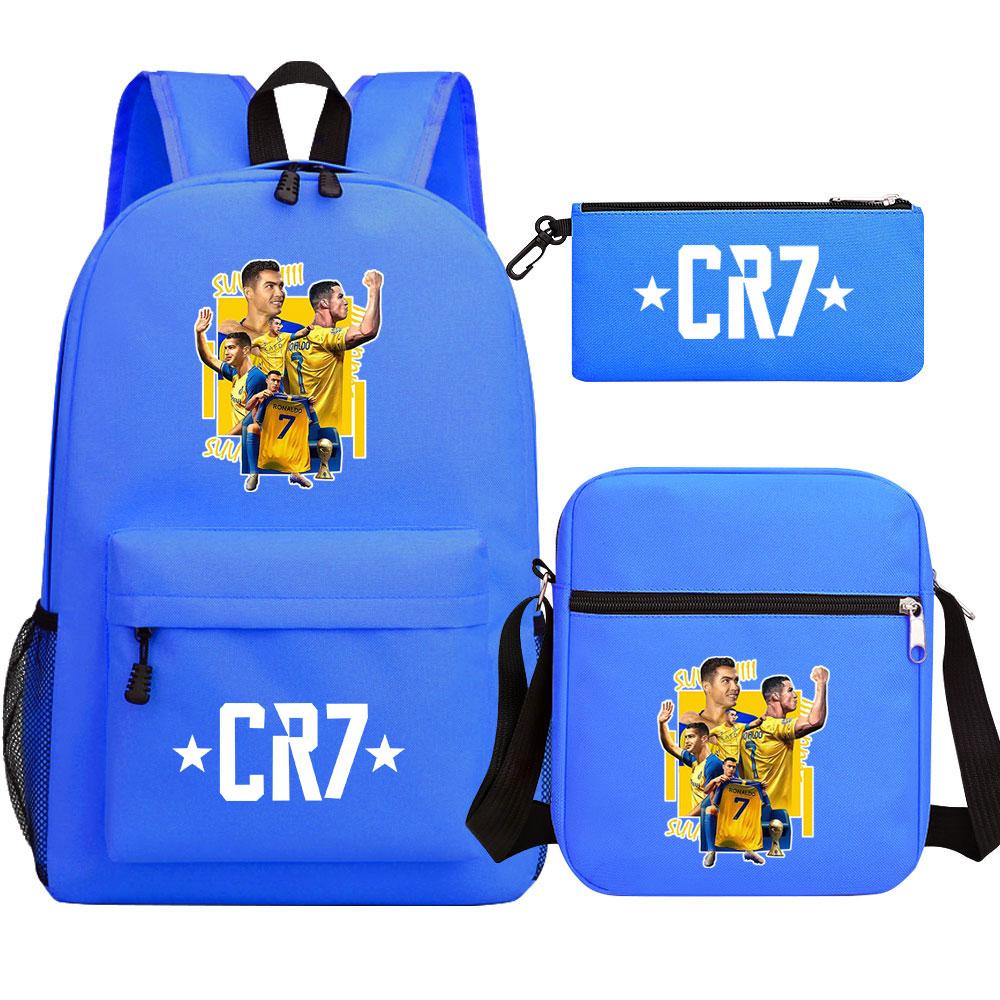 Mayoulove Cristiano Ronaldo Backpack Lightweight Design Ideal for School and Outdoor Activities-Mayoulove