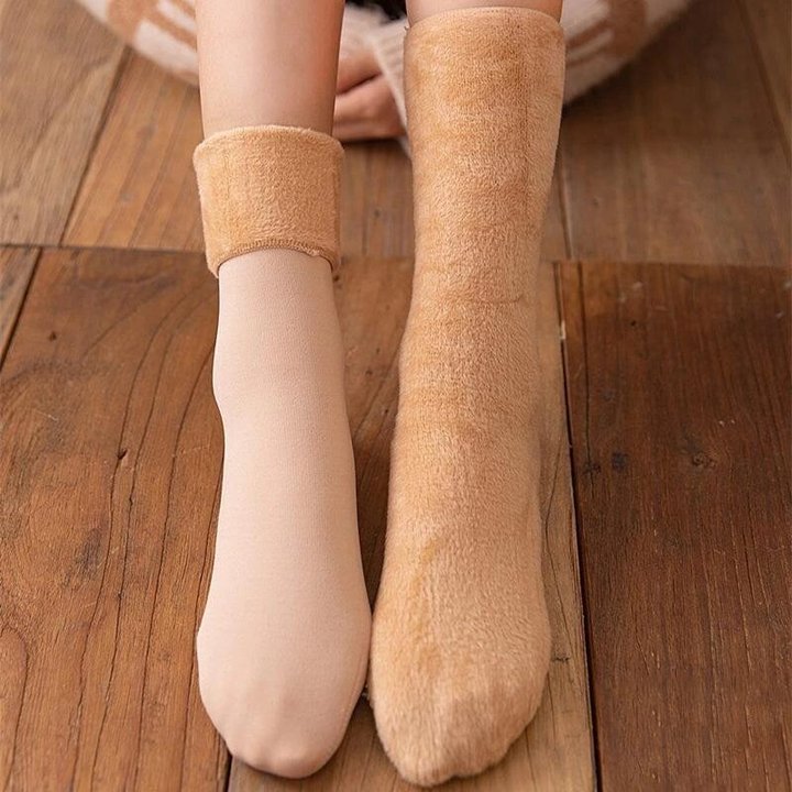  thdmladies Velvet Winter Thermal Socks thedmladies