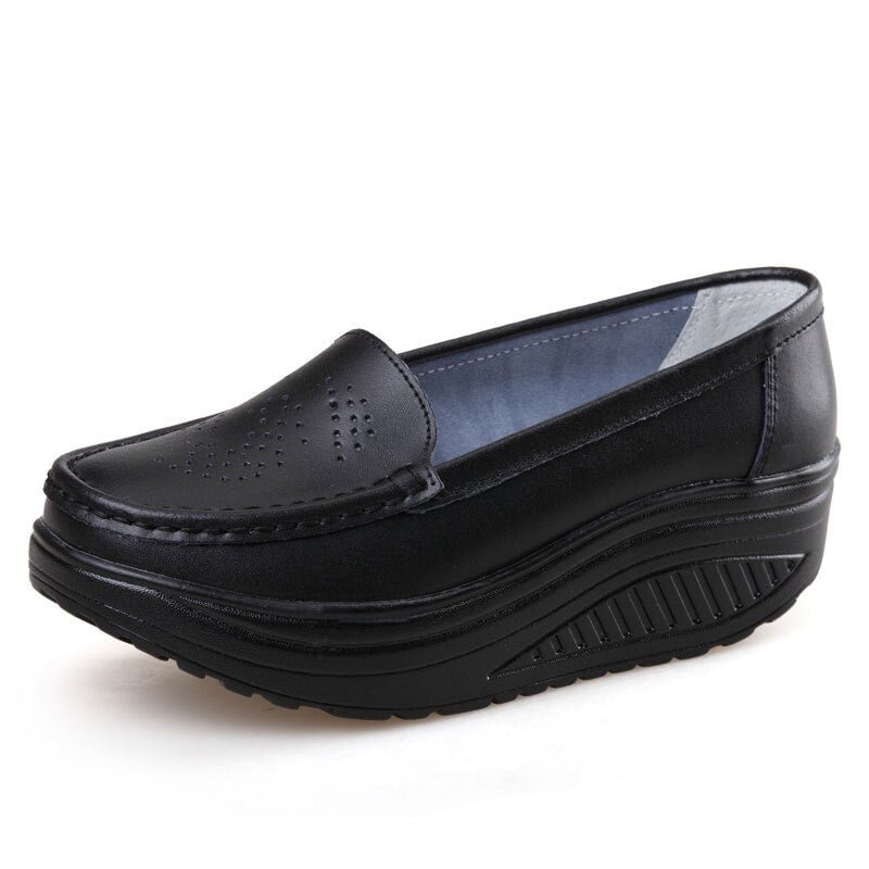 Women Platform Shoes Ladies Shoes Comfortable Breathable Shoes Women Autumn Slip on Casual Women Sneakers Zapatos De Mujer34-42