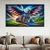 Diamond Painting-DIY Full Round Drill American Eagle(70*40 CM)