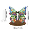 Diamond Painting Wooden Butterfly Diamond Painting Flower Vase Ornaments for Home Office Decor