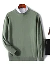 New Men's Round Neck Casual Business Knitted Cashmere Sweater
