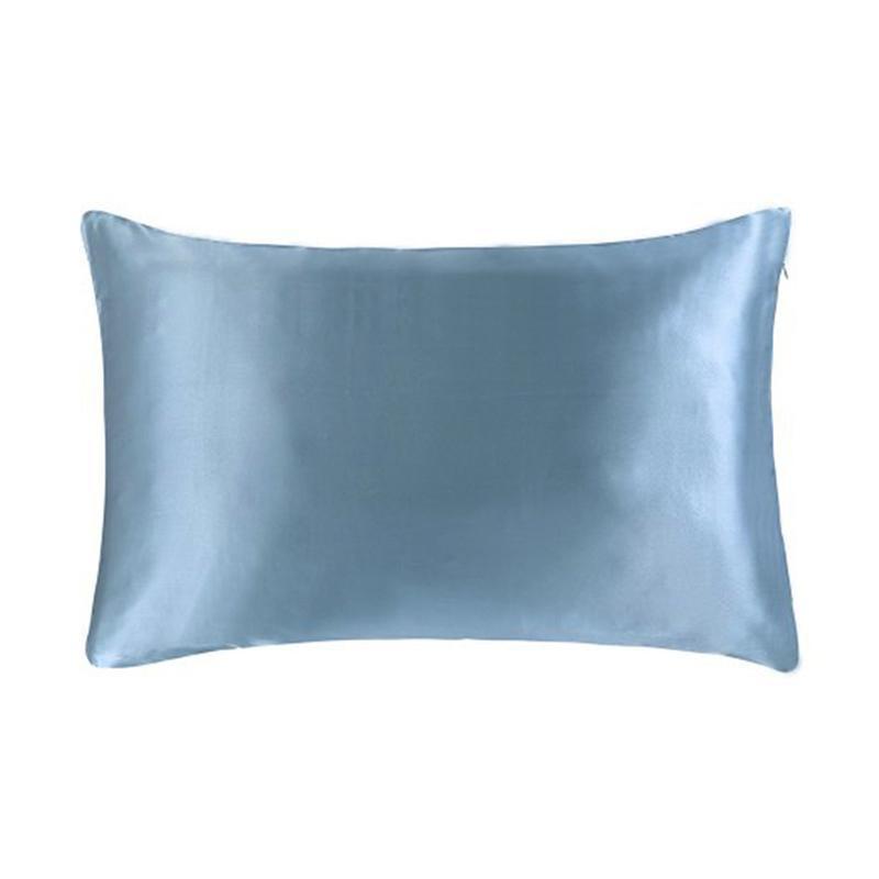 19 Momme Both Sides In Mulberry Silk Pillowcase Light Blue