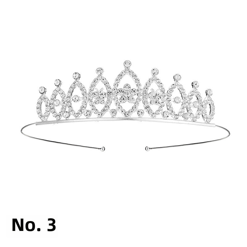 Factory Girl Crown Princess Simple Cute Headband Baby Festival Performance Hair Accessories Bride Crown Wedding Headdress