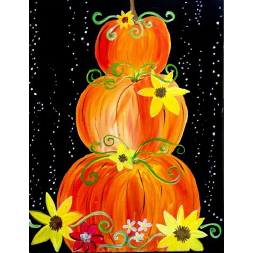 

Halloween Pumpkin - Round Drill Diamond Painting - 30*40CM, 501 Original