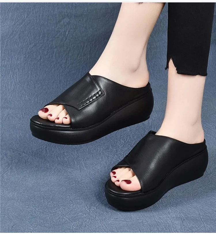 💥50% Off For A Limited Time💥Women's Comfortable Casual Cowhide Leather Sandals..