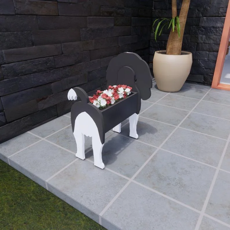 Dog Planter - Cavalier King planter