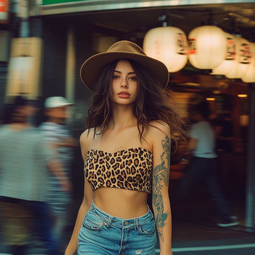Leopard Print Crop Top