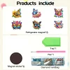 (US Local)6Pcs Diamond Painting Refrigerator Magnets Diamond Art Kits for Adult(Butterfly)
