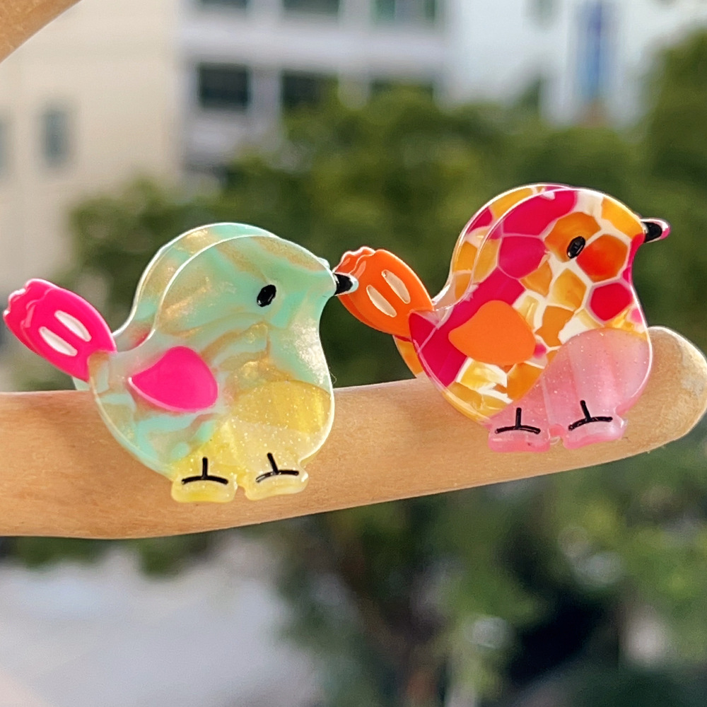 Charming Mini Bird Clips: Add Whimsy & Color to Your Style
