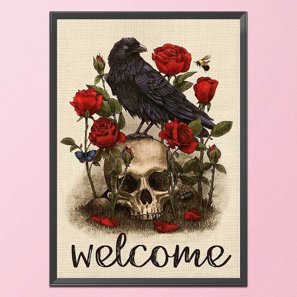 11ct Stamped Cross Stitch - Crow(35*51cm)