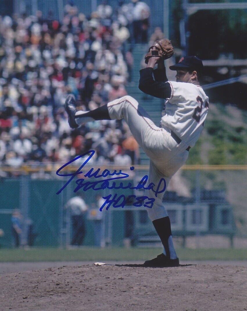 Juan Marichal Autographed Signed 8x10 Photo Poster painting ( HOF Giants ) REPRINT