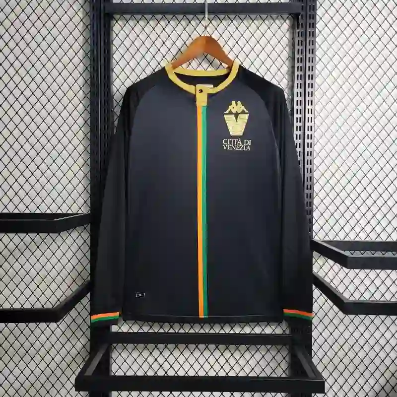 23-24 Venezia Long Sleeved Soccer Jersey Home