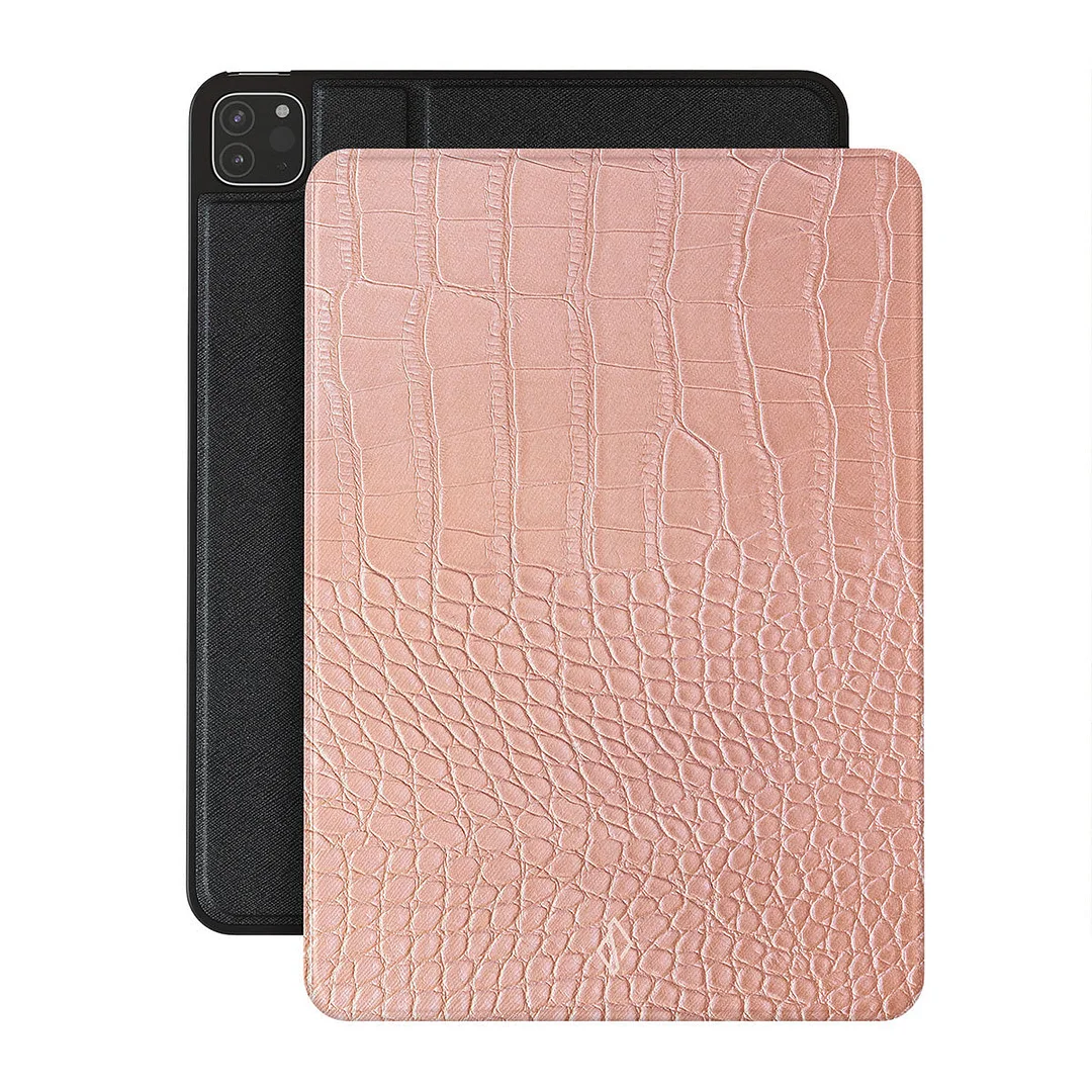 shopify Pink Croco - For Apple iPad Pro 12.9 (6th/5th Gen) Case ProCaseMall