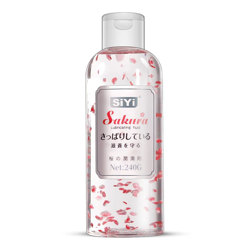 Petal Lubricant 240ml Cherry Blossom Lubricant Large Capacity Body Lubricant Adult Products