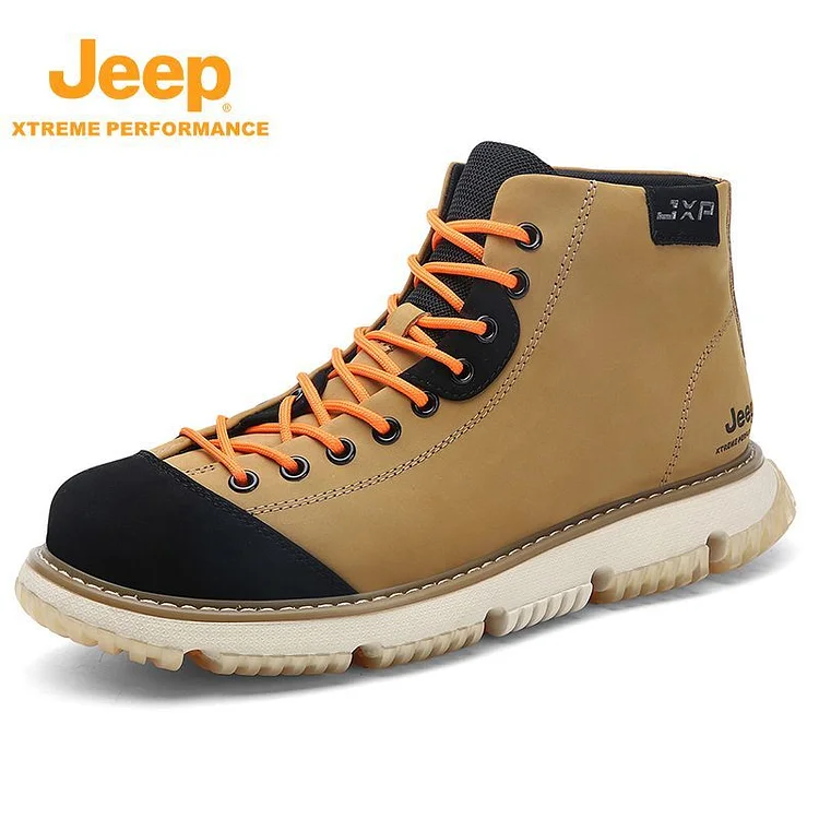 JEEP 2024 Winter Genuine Leather Soft-soled Outdoor Martin Boots