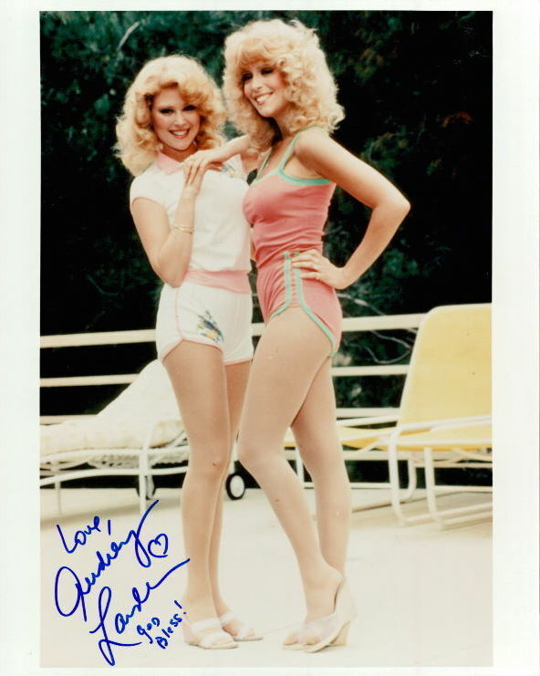 Audrey Landers signed 8x10 Photo Poster painting