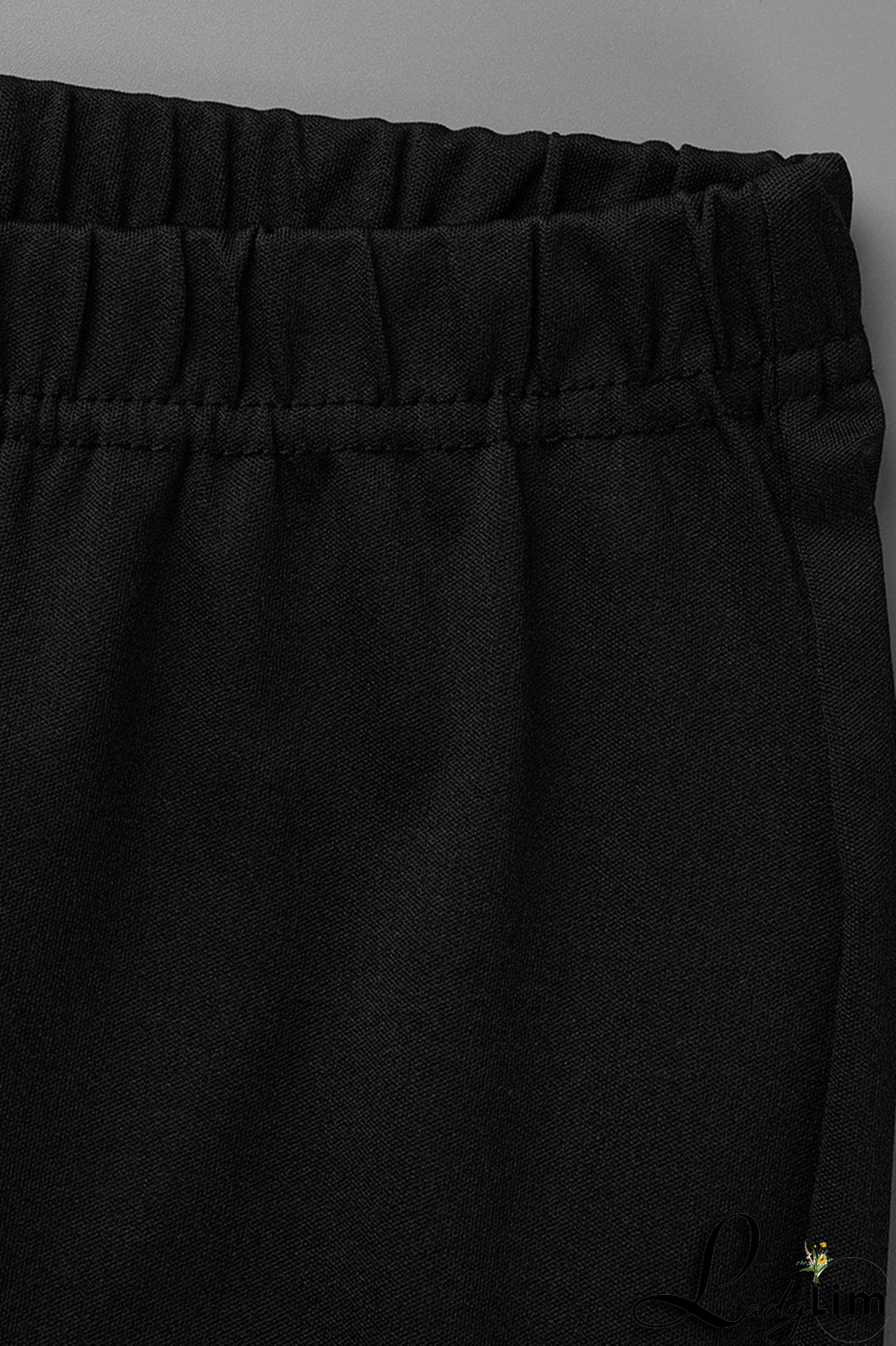 Fluorescent Green Fashion Solid Flounce Boot Cut High Waist Speaker Solid Color Bottoms