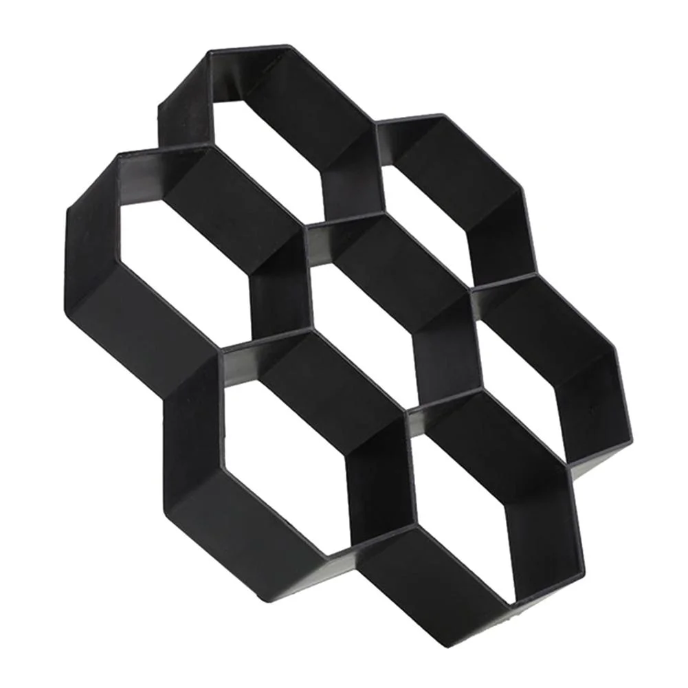 Garden Walk Pavement Mold DIY Manually Paving Concrete Molds (Hexagon)