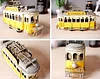 Tram Models Crafts Decoration,Tinplate Car Photography Props,Simple Home Perfect Retro Adornment