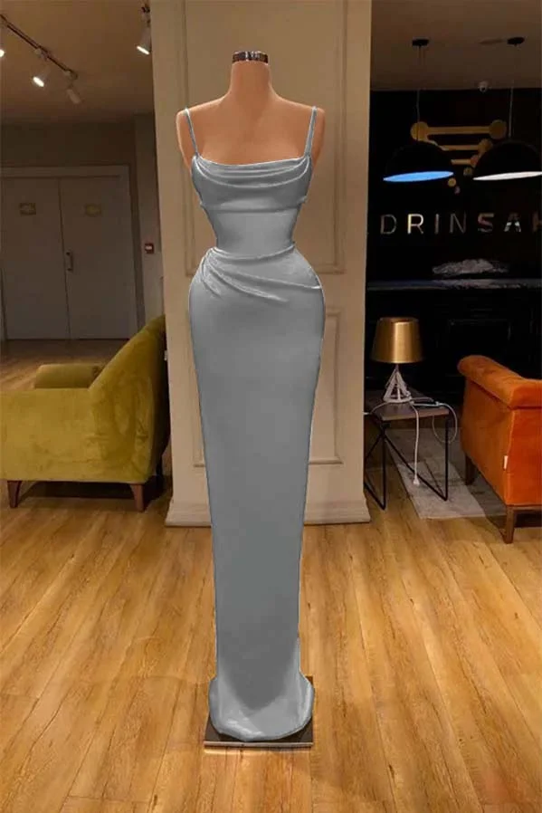Elegant Red Spaghetti Straps Trumpet/Mermaid Formal Dresses main image 0