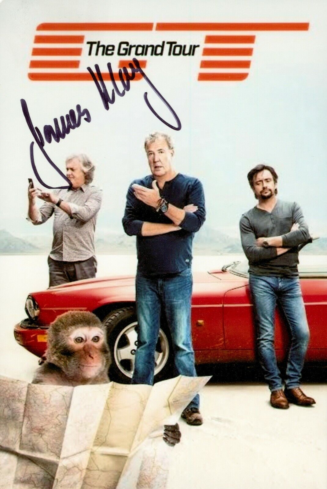 James May Hand Signed 6x4 Photo Poster painting The Grand Tour Top Gear Motoring Autograph + COA