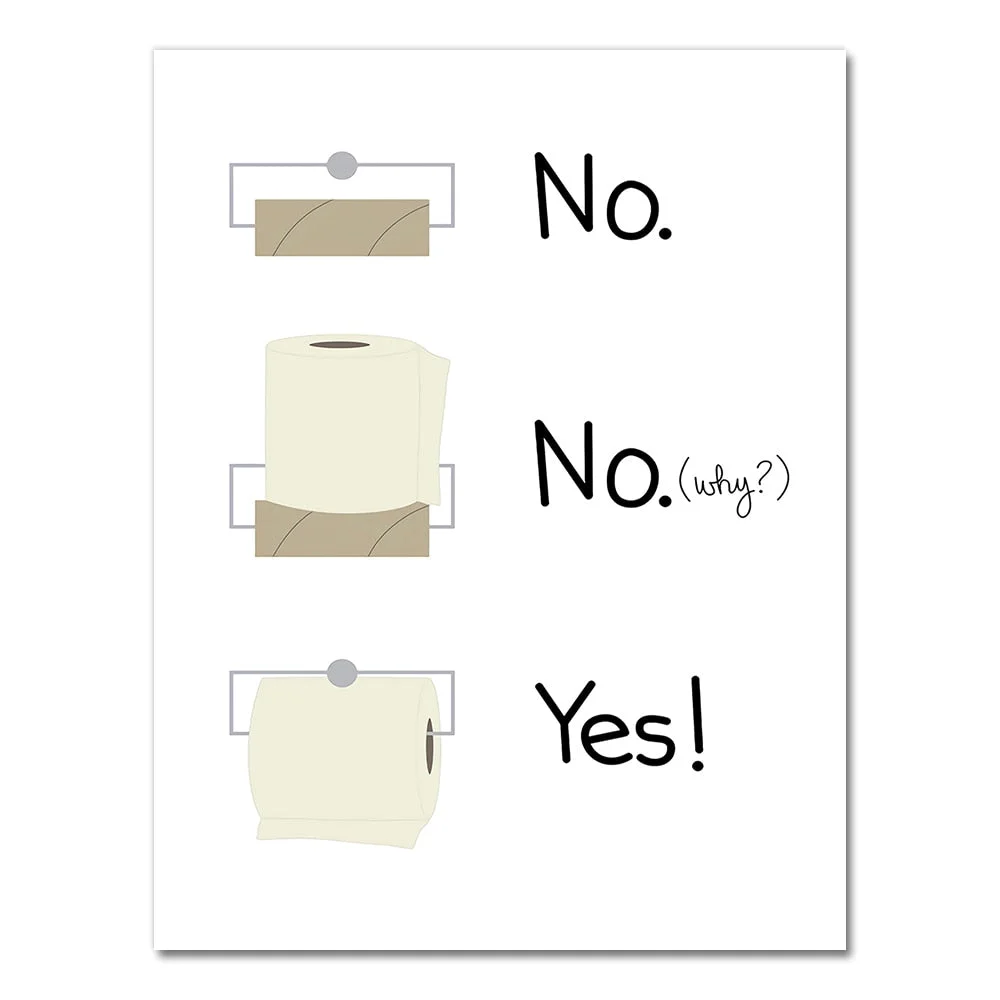 Toilet Paper Funny Shit Quote Karma Wall Art Canvas Painting Nordic Posters And Prints Wall Pictures For Bathroom Washroom Decor