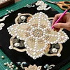 (30x30cm)DIY Pearl Painting Framed Mandala Handmade Pearl Material Art Kit Living Room Decor