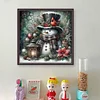 Christmas Snowman-11CT Stamped Cross Stitch 40*40cm/15.75*15.75in