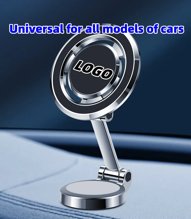 Phone Holders For Your Car, Mobile Phone Navigation Magnetic Bracket For Hyundai Palisade 2020 2021 2022 2023 2024, Cell Phone Car Mount L Type 360° Rotatable Car Accessories,Gold