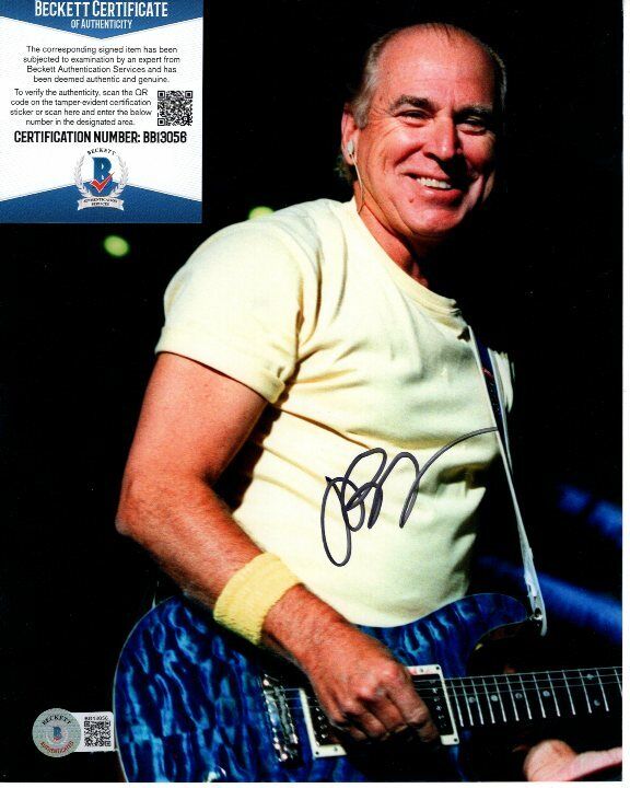 JIMMY BUFFETT signed 8x10 Photo Poster painting Beckett BAS