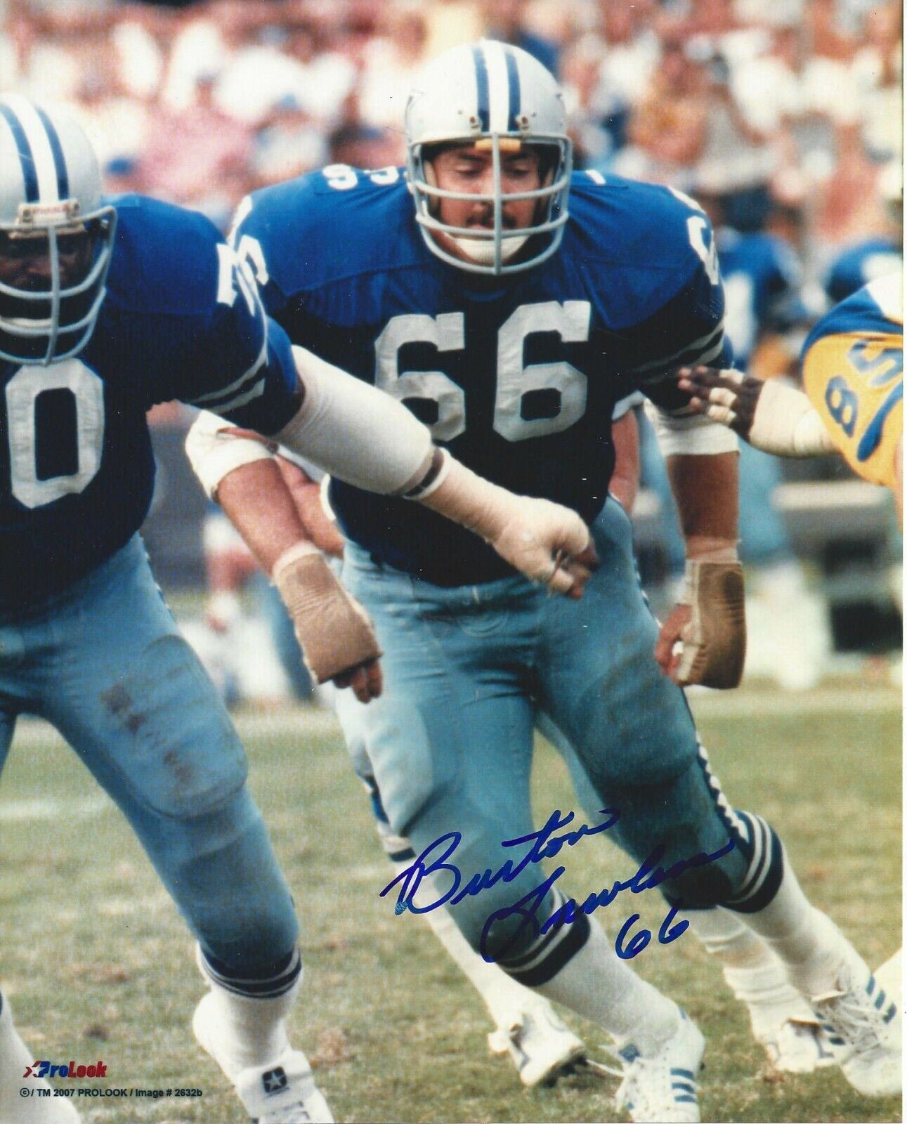 Burton Lawless Autographed 8x10 Dallas Cowboys#1