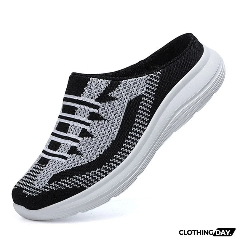 New Women's Casual Mesh Slippers Indoor Non-Slip Soft Shoes