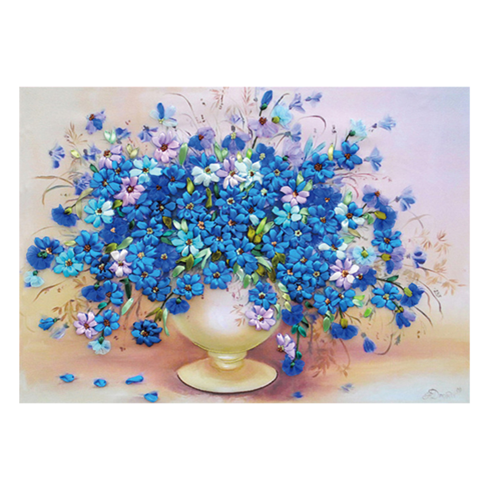 

Flower Language - 11CT Stamped Cross Stitch - 57*43CM, 501 Original
