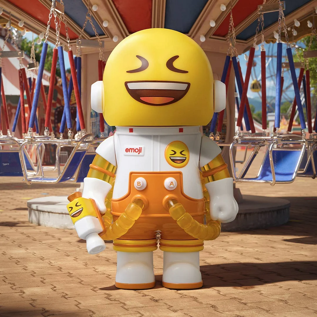 MEGA SPACE MOLLY 100% &times; Emoji Series Toy Figures Blind Box