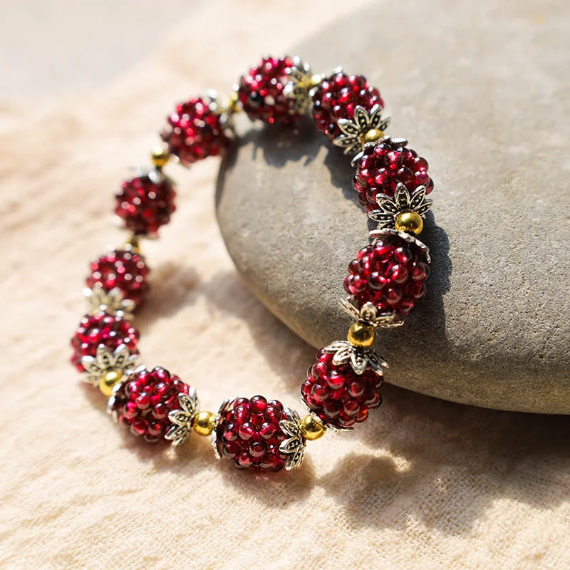 Natural Garnet Healing Bracelet