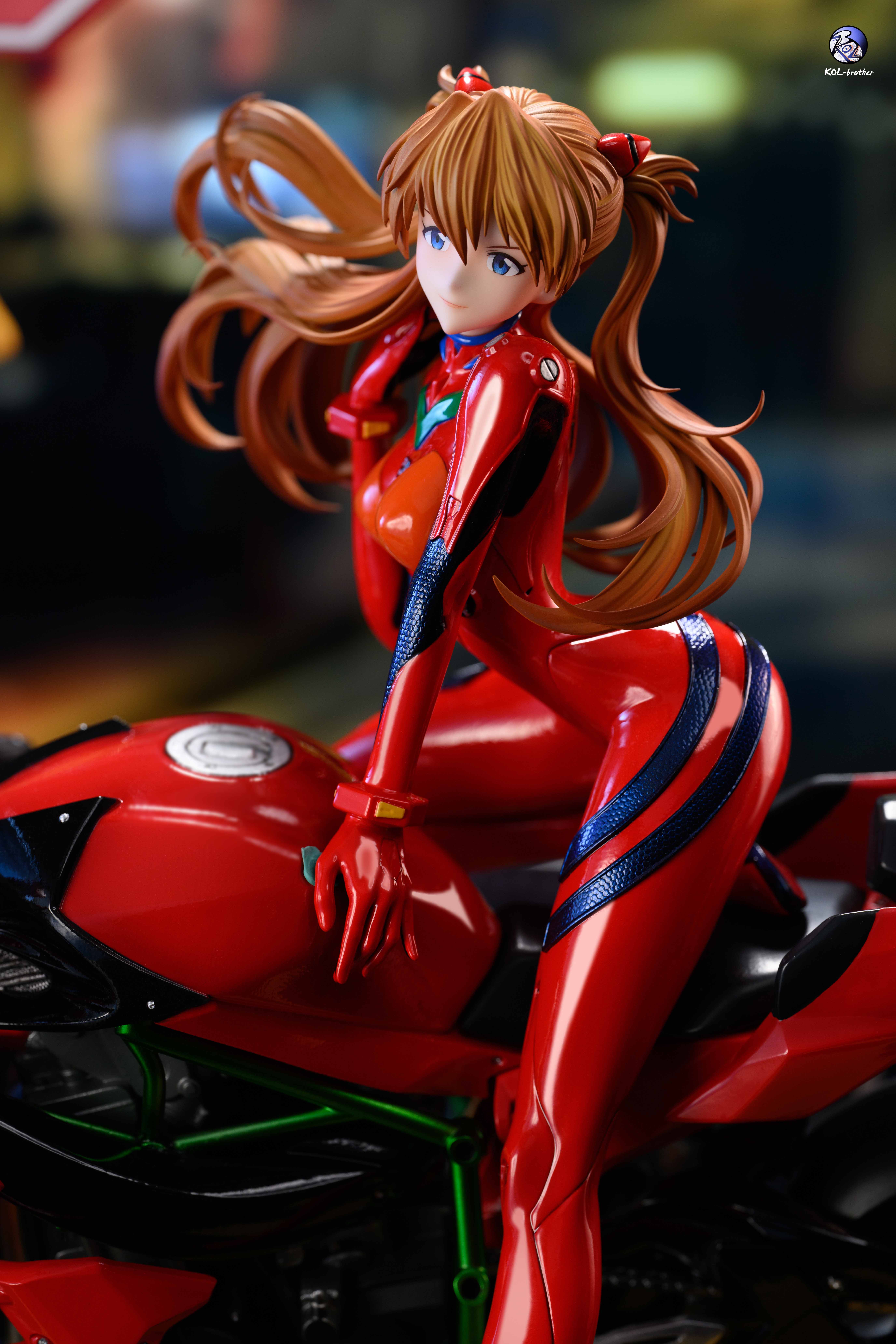KOL Studio - Neon Genesis Evangelion Motorcycle Asuka 1/6 Statue(GK)-