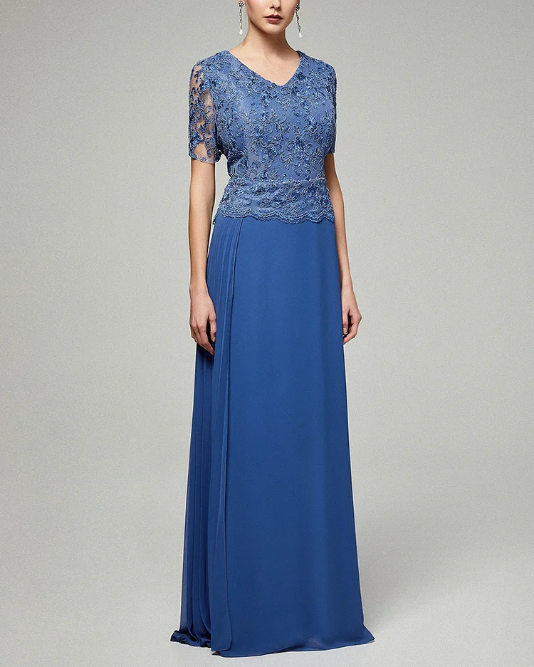 elegant embroidered maxi dress gown