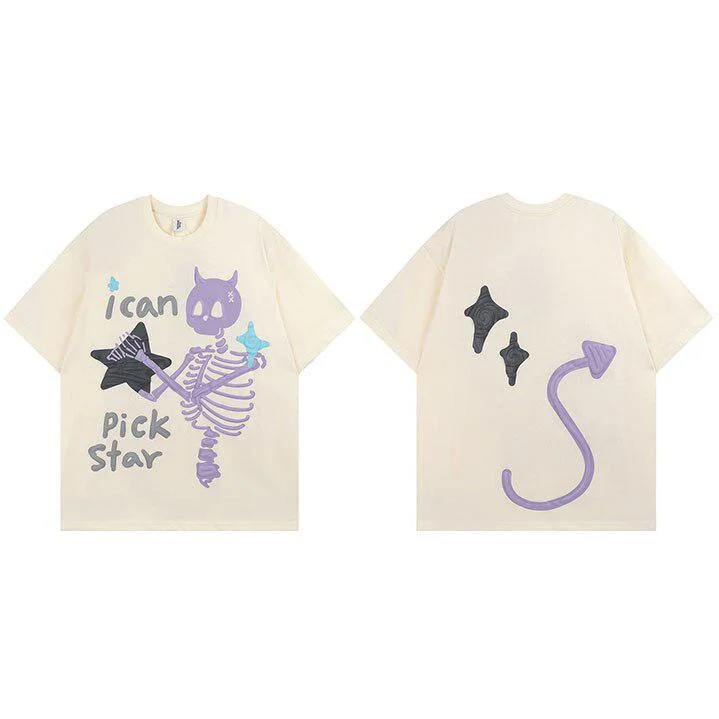 Brownm Can Pick Star Tee