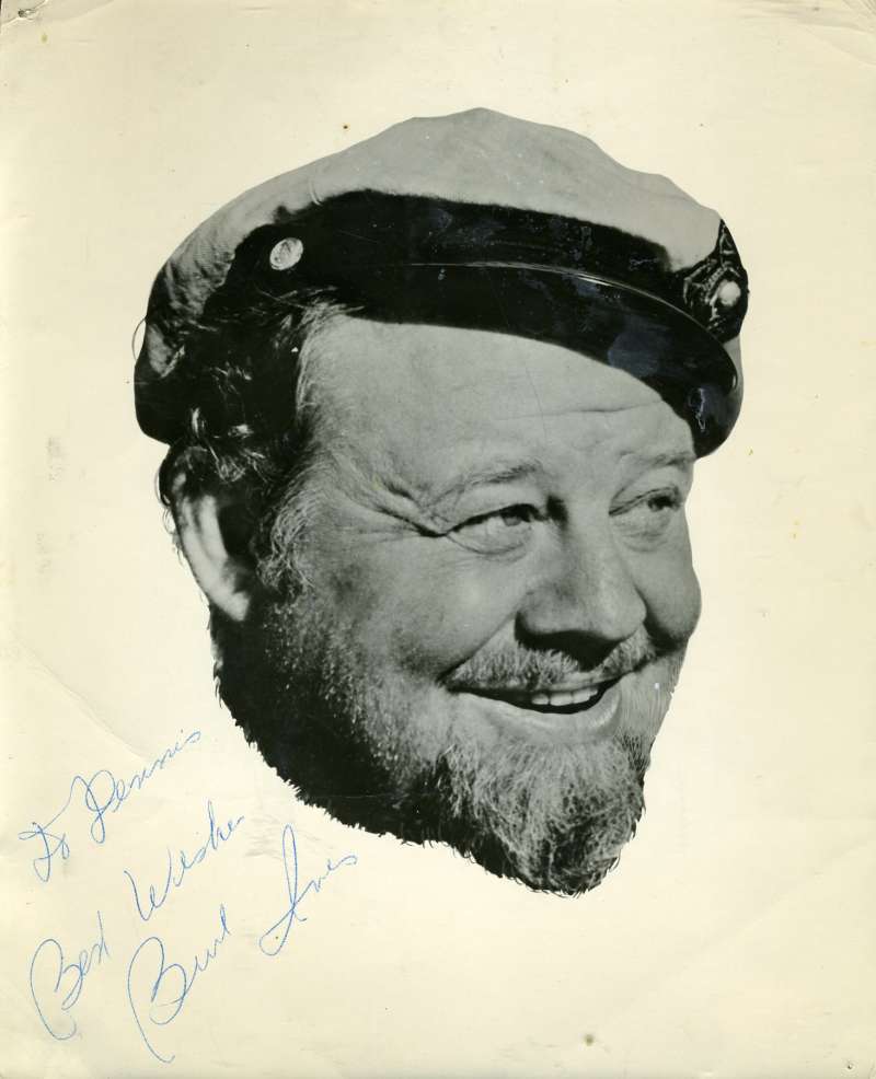 Burl Ives Vintage Jsa Coa Autograph 8x10 Hand Signed Photo Poster painting Authenticated