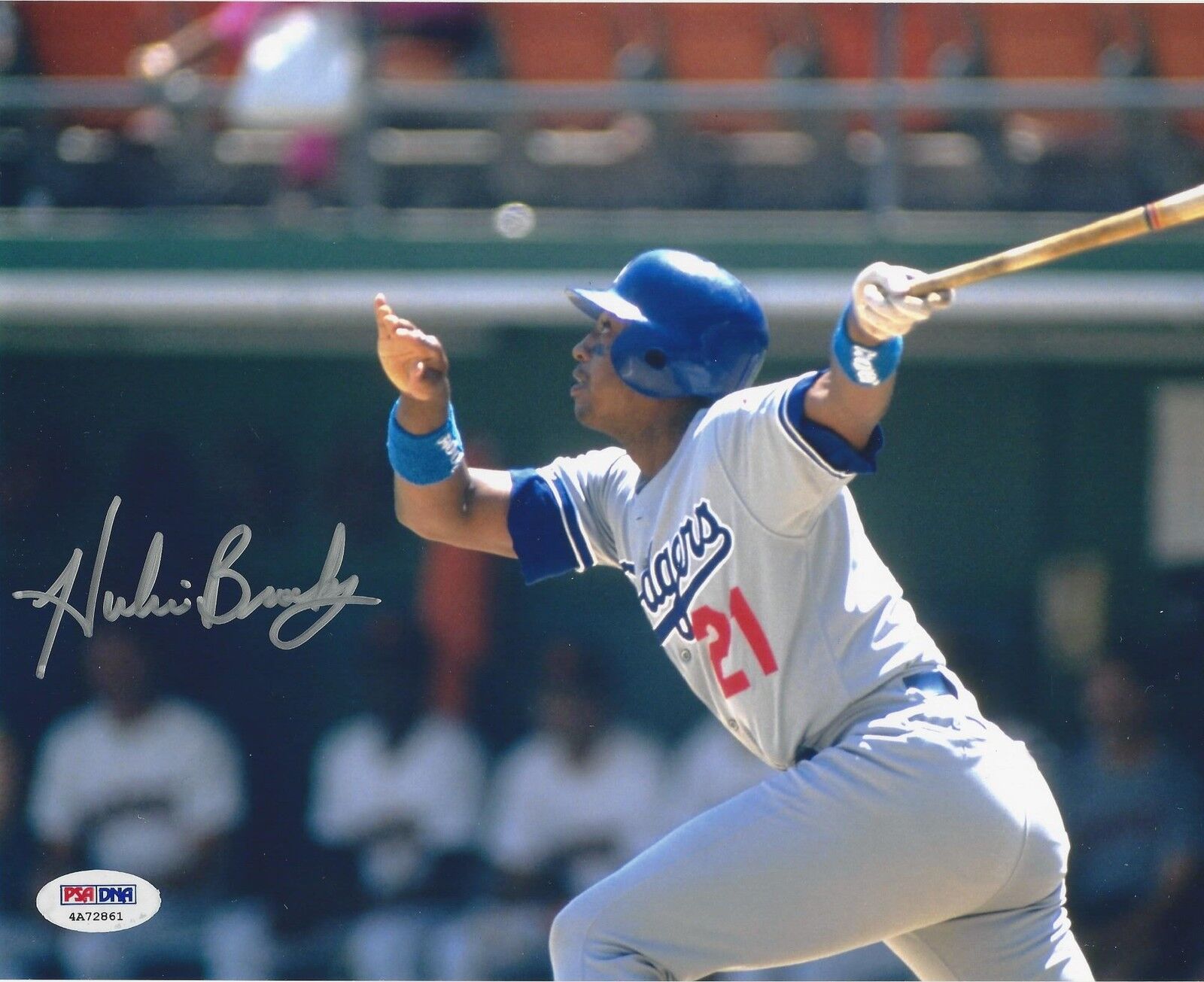 Hubie Brooks Los Angeles Dodgers signed 8x10 Photo Poster painting PSA/DNA #4A72861