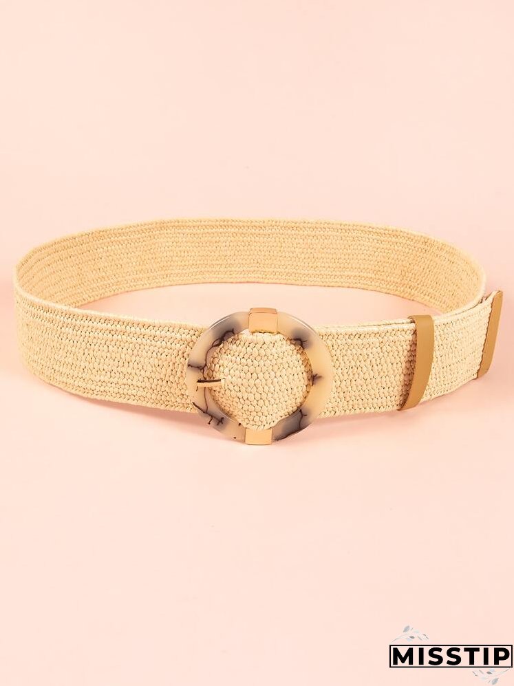 Round Buckle Belt