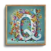 Butterfly Flower Q 5D Partial Drill DIY Diamond Painting Kit 30*30cm